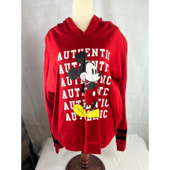 Women’s Disney Mickey Mouse Graphic Long Sleeve Pullover Hoodie Size XXL NWT - Picture 1 of 4